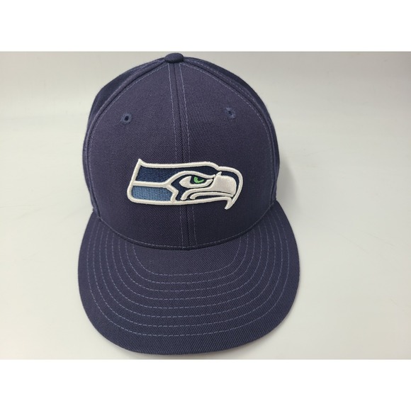 Reebok Other - Seattle Seahawks Reebok Fitted 7‎ 7/8 Hat Cap Wool Men Women NFL Football Blue